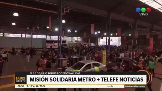 Telefe Noticias participará de la Misión Solidaria de Radio Metro y Fundación SI