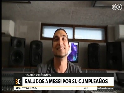Saludos a Messi por su cumpleaños