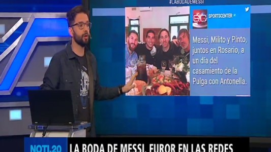 La boda de Messi, furor en las redes