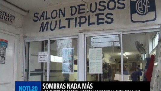 Los clubes de barrio, acorralados por la suba de luz