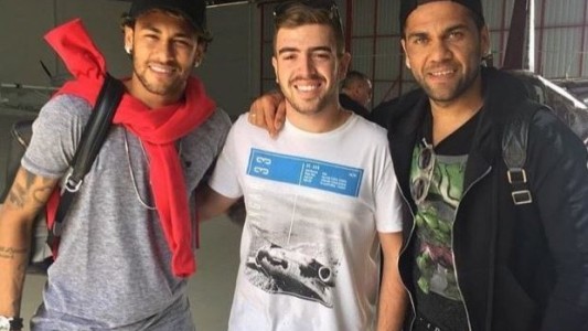 Poné los fideos: Neymar Jr y Dani Alves llegaron a Rosario para el casamiento de Messi