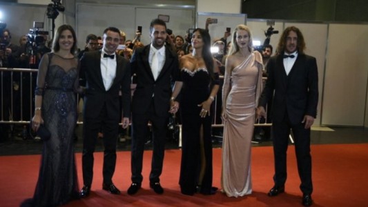 La alfombra roja de la boda de Messi se llenó de estrellas del fútbol internacional