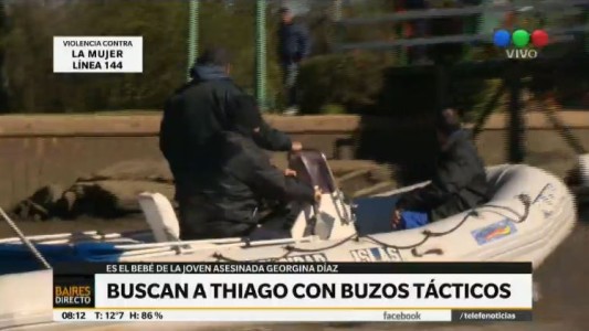 Sigue la búsqueda de Thiago en el delta del Tigre