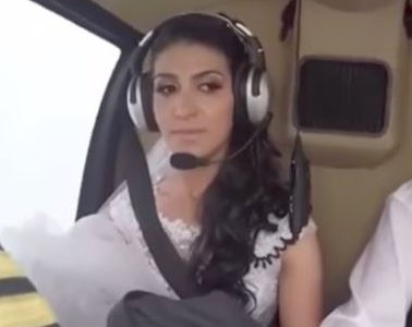 Cayó el helicóptero en el que iba a su boda y murió