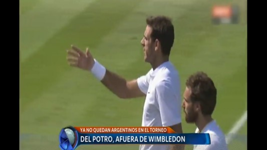 Perdió Del Potro y ya no quedan argentinos en Wimbledon