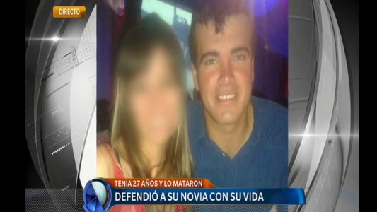 Defendió a su novia con su vida: "Se asustó, empujó y le pegaron el tiro"