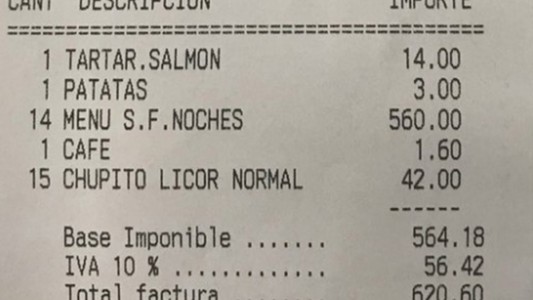 Quisieron irse sin pagar, los descubrieron y tuvieron que dejar hasta la propina