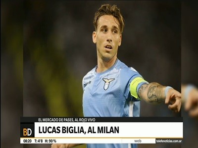 Lucas Biglia está a un paso del Milan