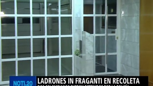 Ladrones in fraganti en Recoleta