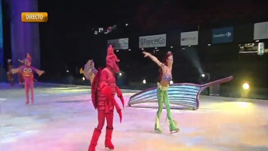 Hadas y princesas sobre hielo