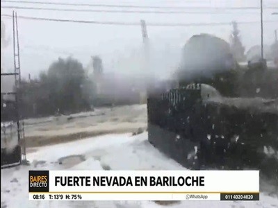 Fuerte nevada en Bariloche (1)