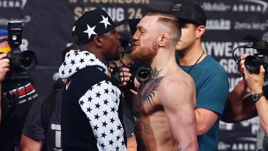 Mayweather y McGregor calientan la previa del "combate del siglo"