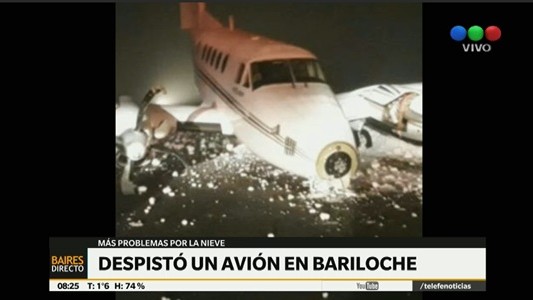 Despistó un avión privado en Bariloche y volvieron a cerrar el aeropuerto