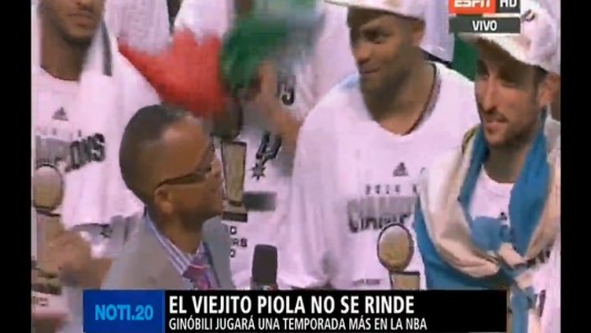 Ginóbili jugará un año más en la NBA