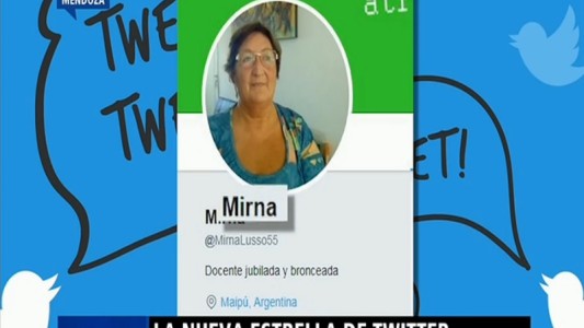 La historia de la docente mendocina de 62 años que es una estrella en Twitter