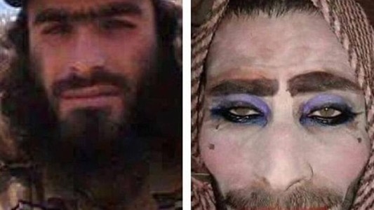 Un miembro de ISIS intentaba huir de Mosul disfrazado de mujer, pero olvidó un detalle