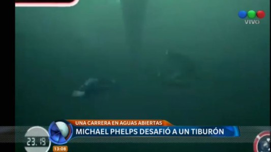Michael Phelps perdió ante un tiburón