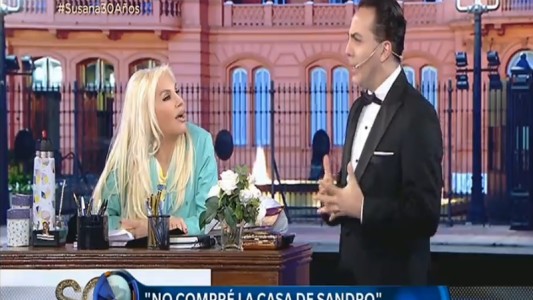 Susana Giménez recibió a Cristian Castro: "No tengo plata para comprar la casa de Sandro" le dijo