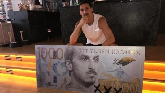 Zlatan Ibrahimovic, la cara de un billete sueco