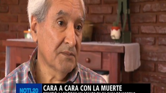 Una pareja de jubilados fue baleada en su casa por ladrones, el hombre los sacó a los tiros