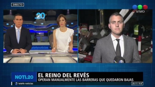 Las barreras del ferrocarril San Martín son controladas hoy por banderilleros