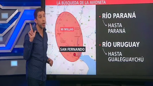 Crece el misterio por la avioneta desaparecida en el Delta del Paraná