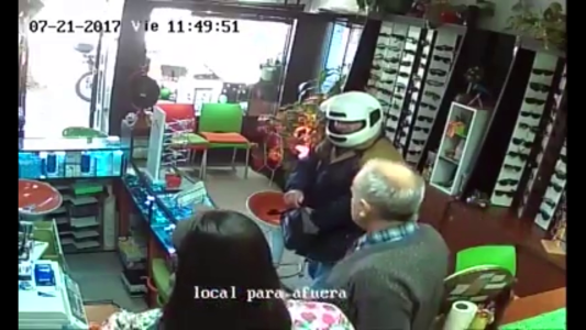 El ladrón más famoso: lo grabaron en diferentes robos en Rosario