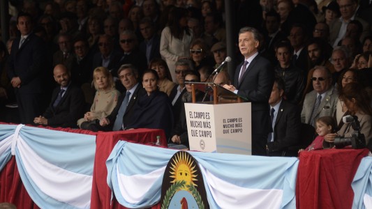 Macri en la Rural: "Cuando el campo crece, crece Argentina"