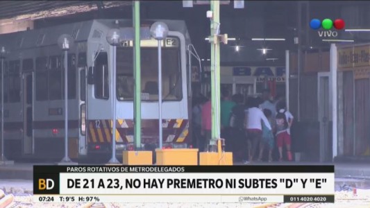Metrodelegados retoman los paros rotativos