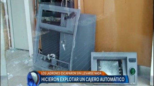 La Plata: intentaron robar un cajero y lo hicieron explotar con gas