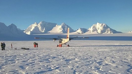 Histórico rescate de un marino que se accidentó en la Antártida