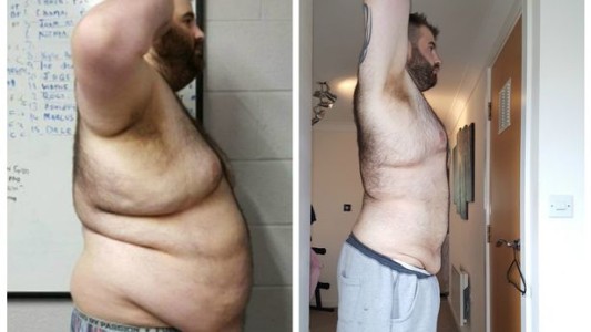 Su novia le fue infiel, se separó y cambió de vida: bajó 70 kilos