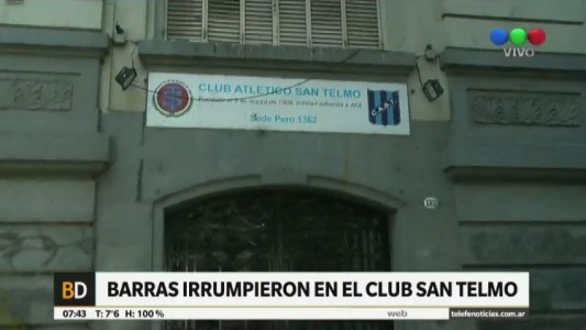 Barras de San Telmo amenazaron al presidente del club