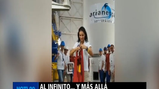 Científicos enviaron la camiseta de Francesco Totti al espacio