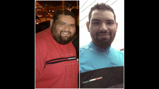 La conmovedora de un hombre que bajó 80 kilos en un año: "Ver la foto del antes y del ahora me da escalofrío"