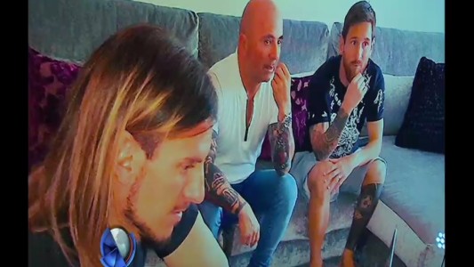 Sampaoli visitó a Messi en su casa