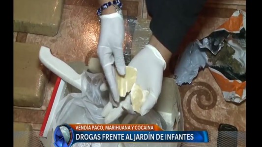 Detuvieron a un hombre que vendía drogas cerca de un jardín de infantes