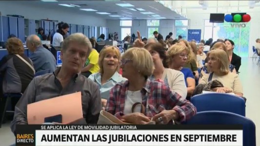 Aumentan las jubilaciones en setiembre