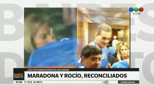 Maradona se reconcilió con Rocío Oliva