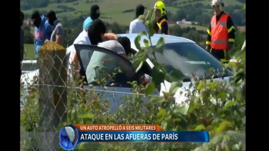 Francia: apresaron al conductor que atropelló a los militares