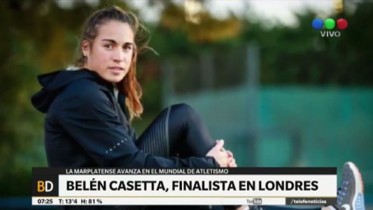 Mundial de Atletismo: Belén Casetta hizo récord sudamericano y se clasificó a la final