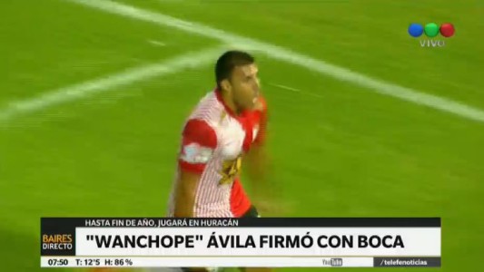 Wanchope Ábila firmó con Boca pero jugará en Huracán