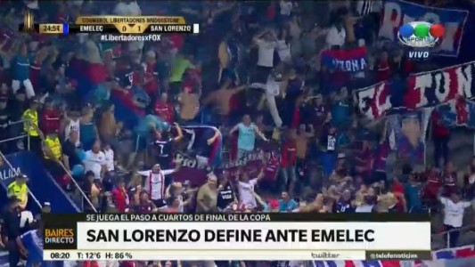 San Lorenzo define ante Emelec