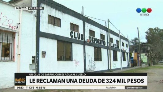 ABSA le reclama a un club de barrio el pago de una deuda de más de $324 mil