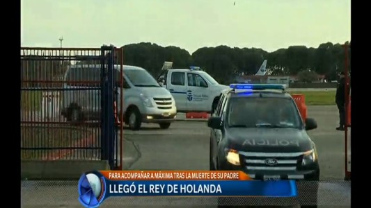 Llegó el rey Guillermo de Holanda