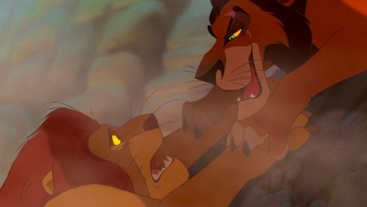 Dos gatos recrearon la famosa escena de “El Rey León” y se volvieron virales en las redes