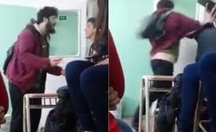 La grieta: discutían sobre Macri y Cristina en la escuela y un joven le pegó una piña brutal a otro