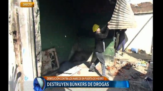 Destruyen búnkers narcos en Puerta de Hierro