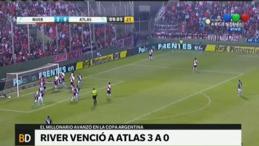Copa Argentina: River goleó a Atlas en Salta
