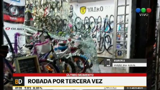 Robaron una bicicletería en Palermo